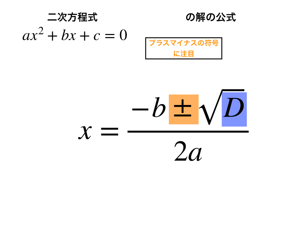 解 の 公式 偶数